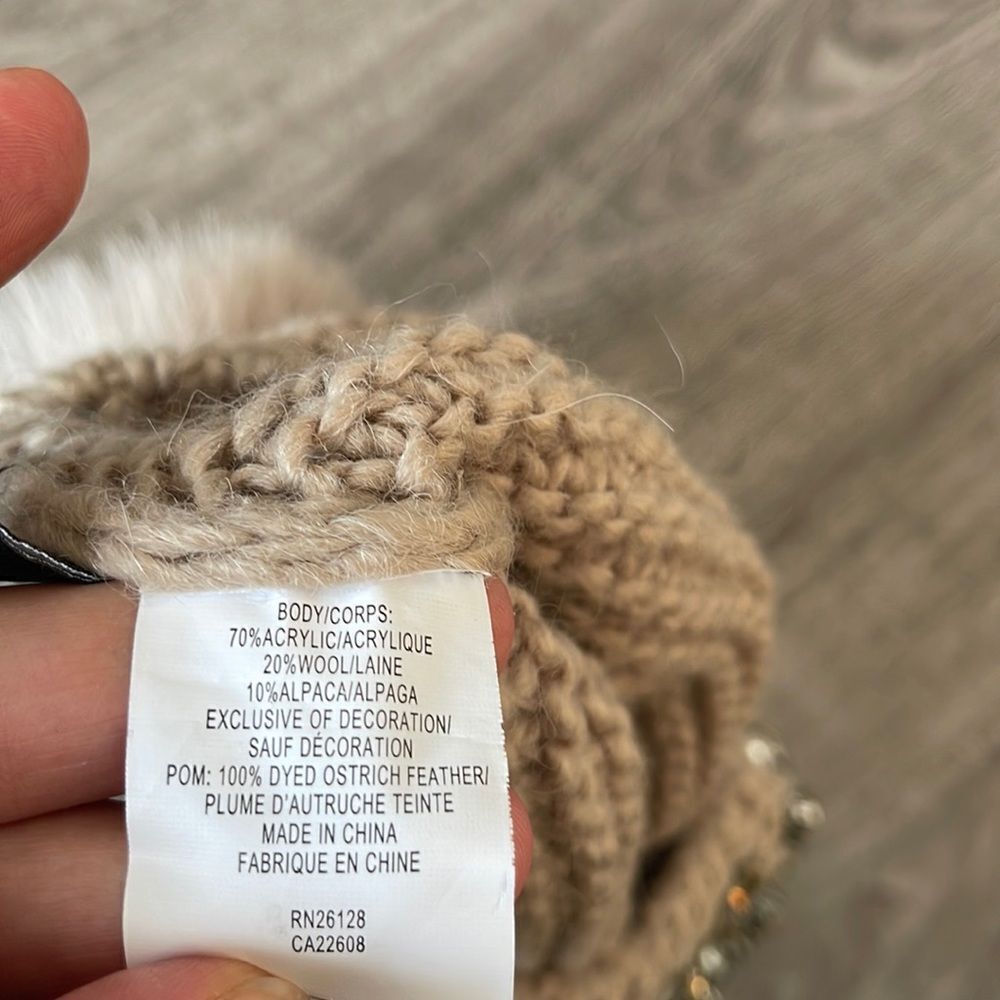 Echo New York Ostrich Hat NEW - Picture 5 of 6